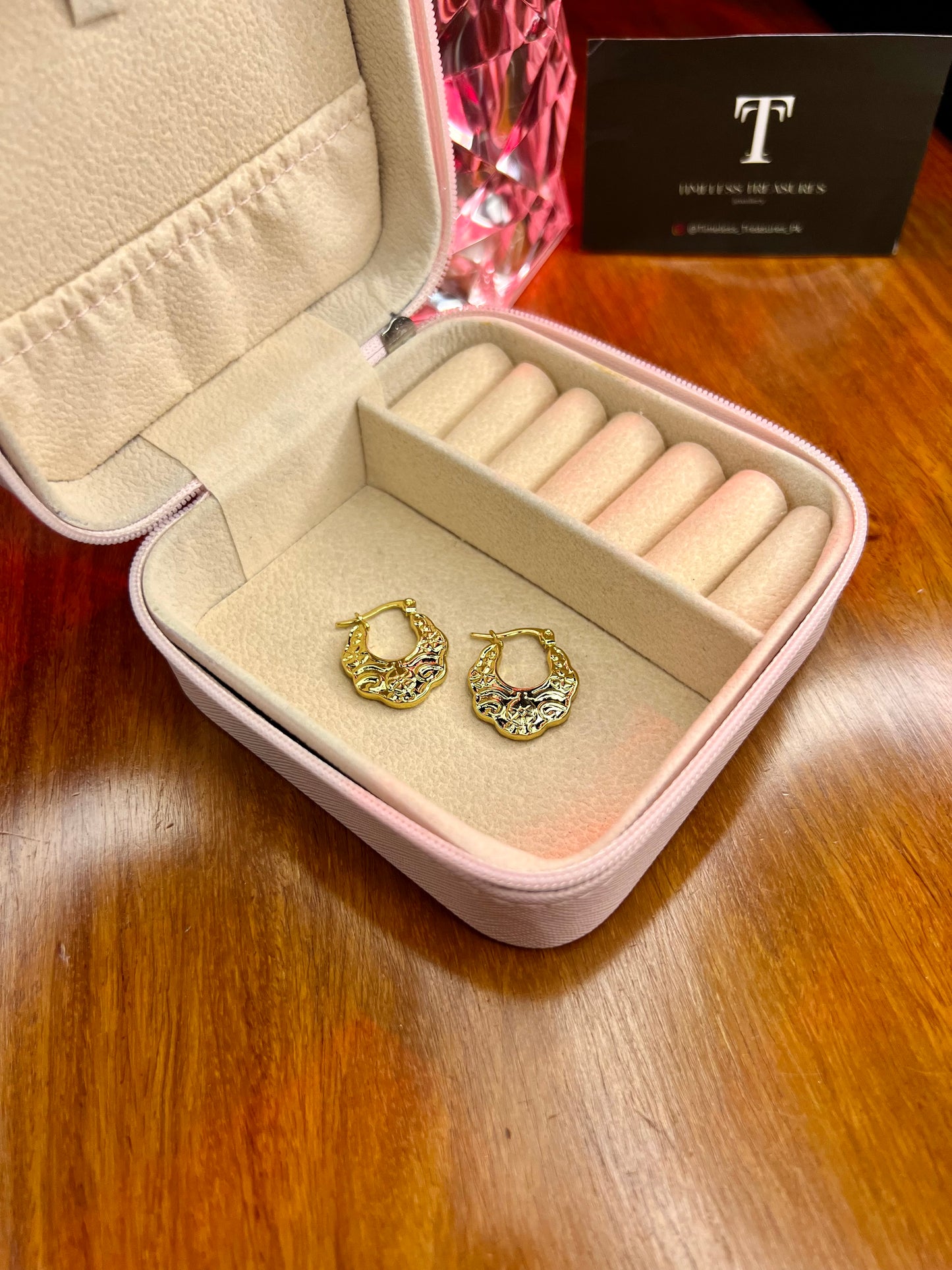 Premium Quality Stainless Steel 18k Luxury Gold Hoops