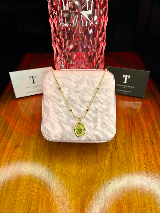 Premium Quality Stainless Steel 18k Golden Whisper Necklace