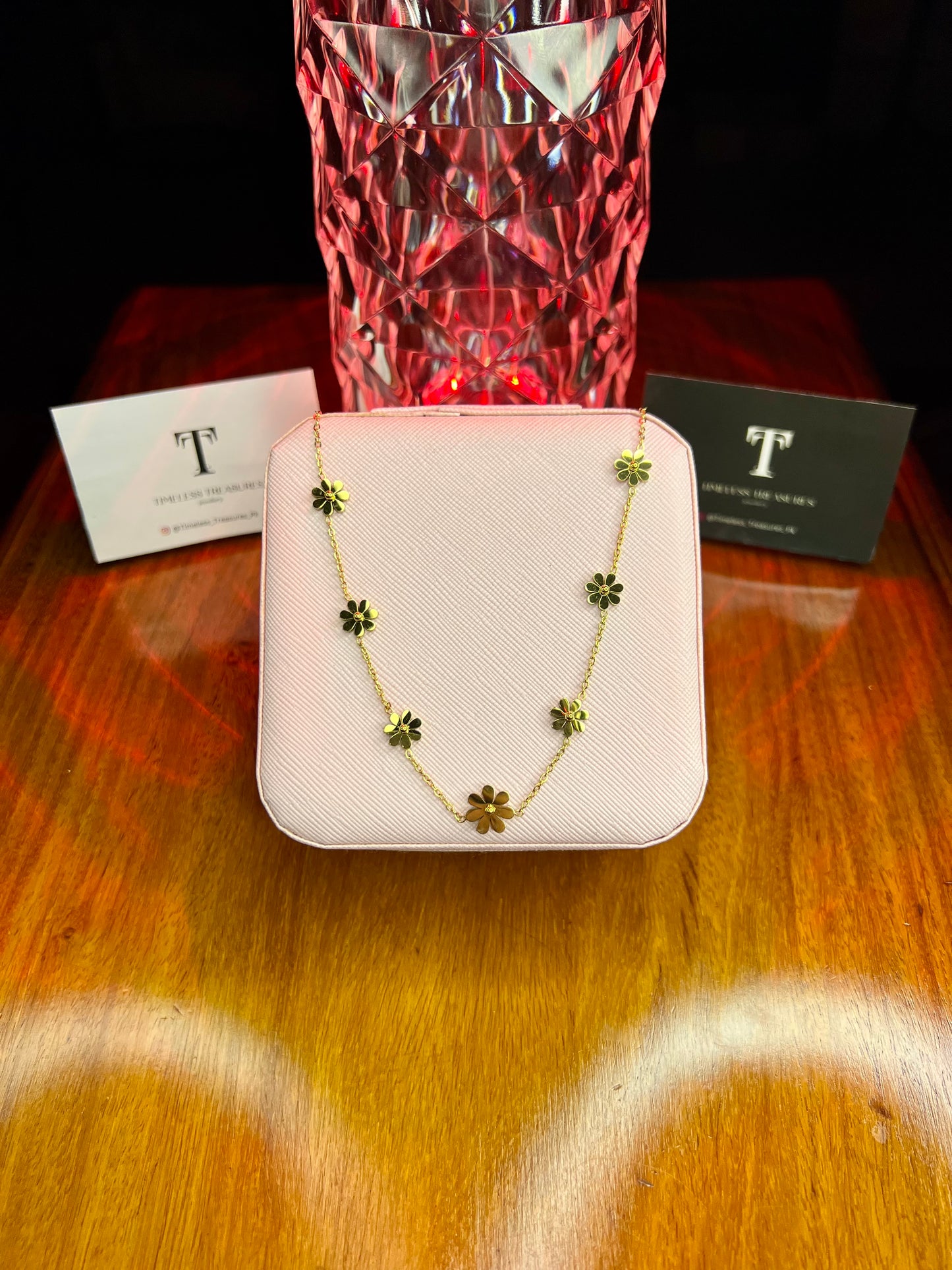 Premium Quality Stainless Steel 18k Blossom Luxury Necklace