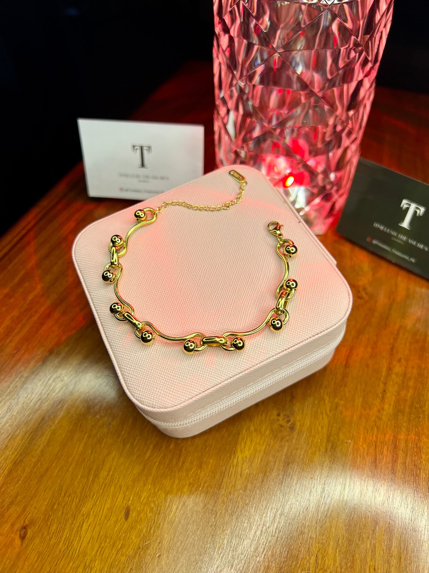 Premium Quality Stainless Steel 18k Hiphop Knot Bracelet