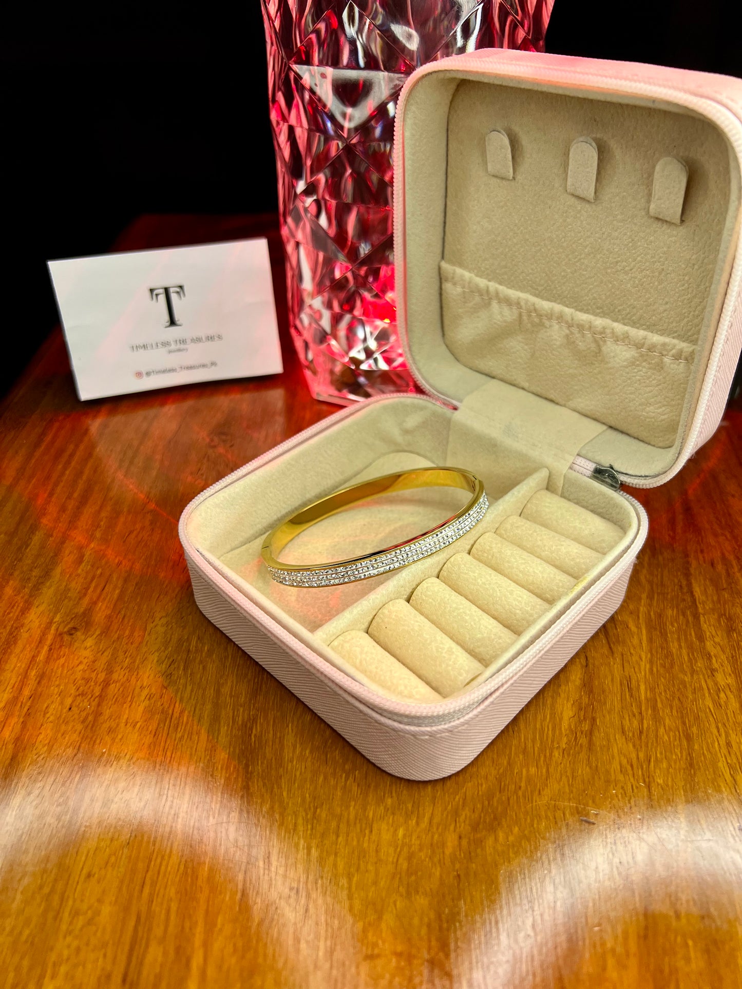 Premium Quality Stainless Steel 18k Lux Gleam Bangle