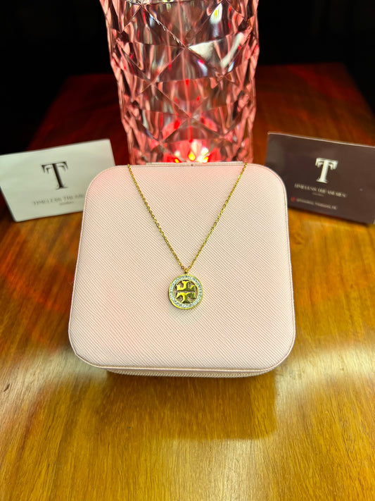Premium Quality Stainless Steel 18k Tory Classic Necklace