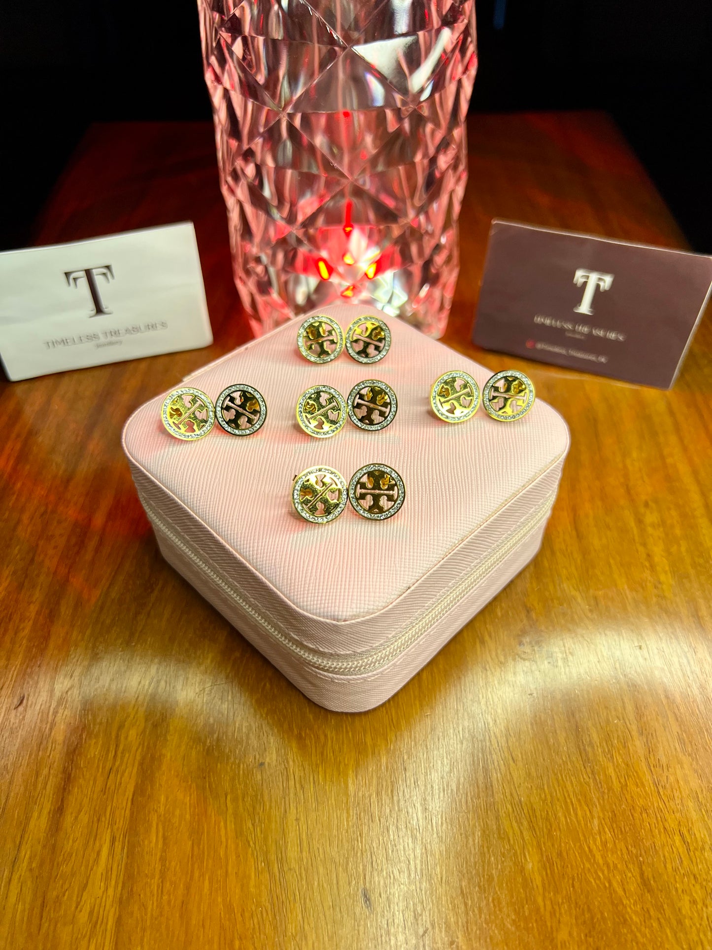 Premium Quality Stainless Steel 18k Tory Classic EarStuds