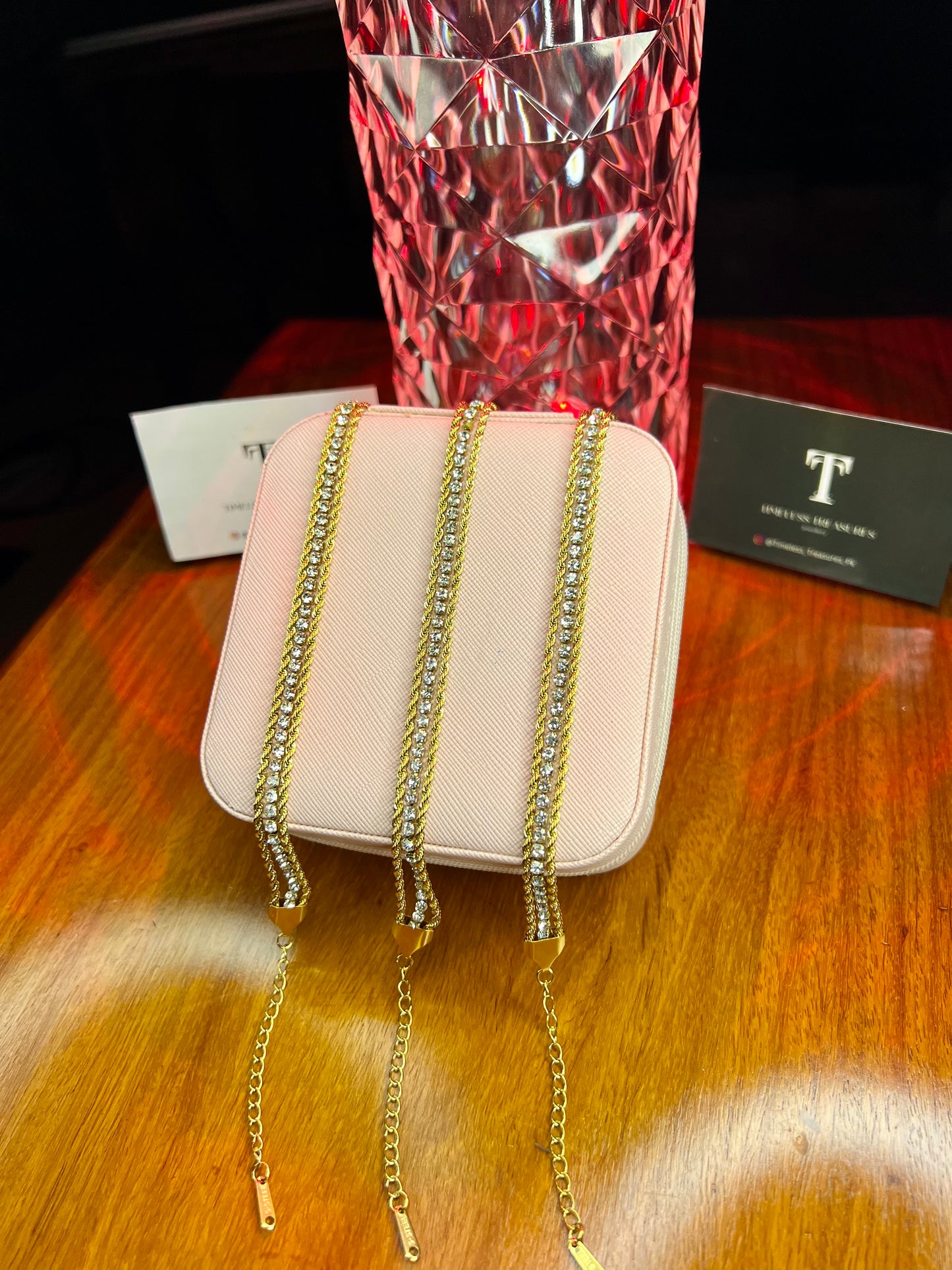 Premium Quality Stainless Steel 18k Luminous Layered Bracelet