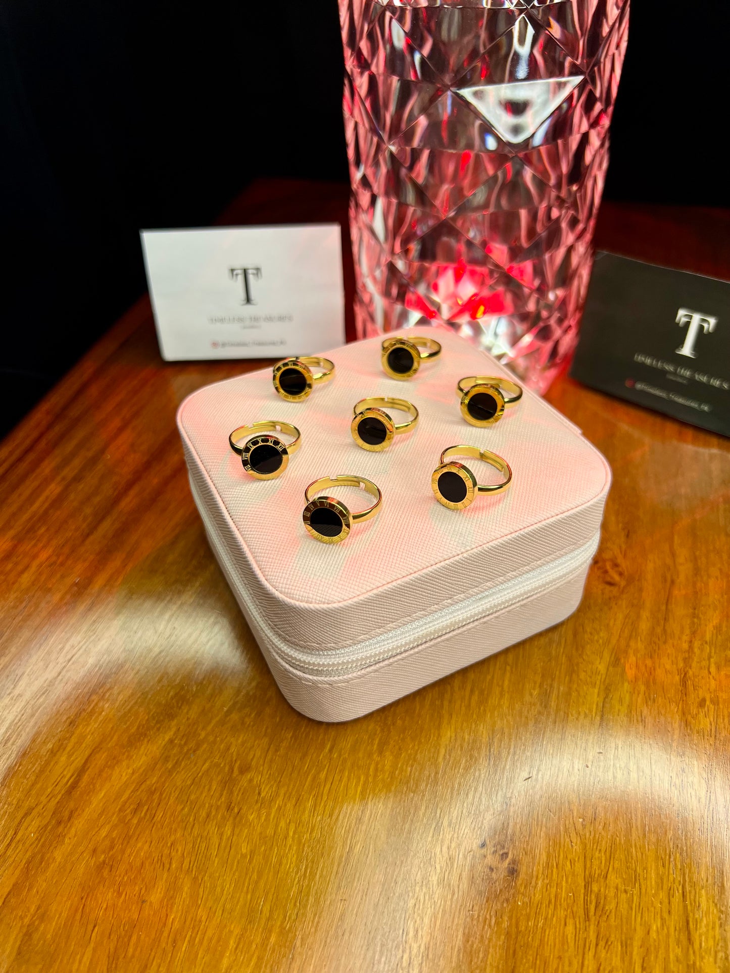 Premium Quality Stainless Steel 18k Roman Ring