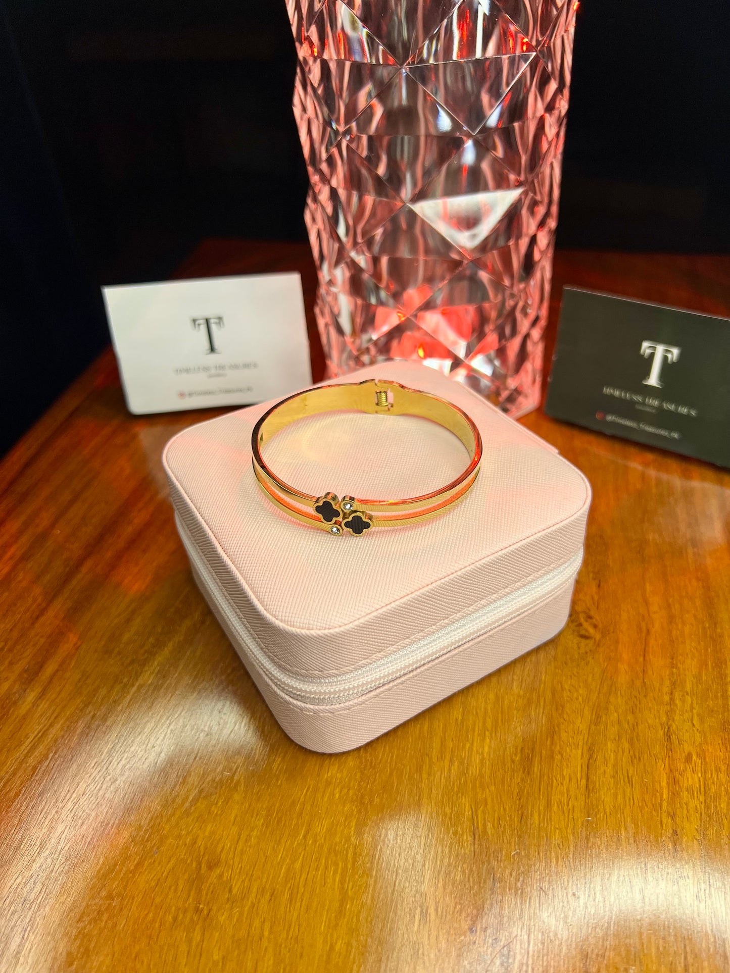 Premium Quality Stainless Steel 18k Double Clove Handcuff