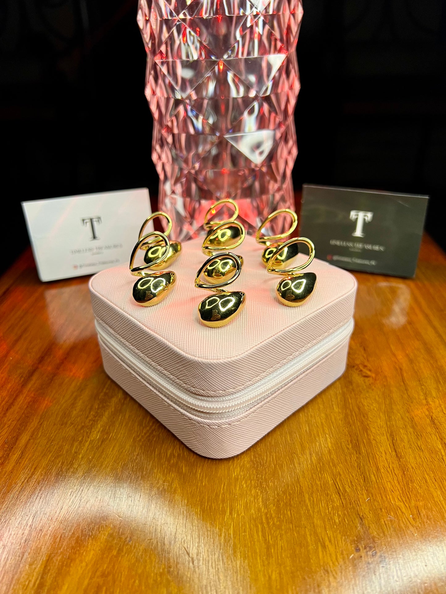 Premium Quality Stainless Steel 18k Signature Ring