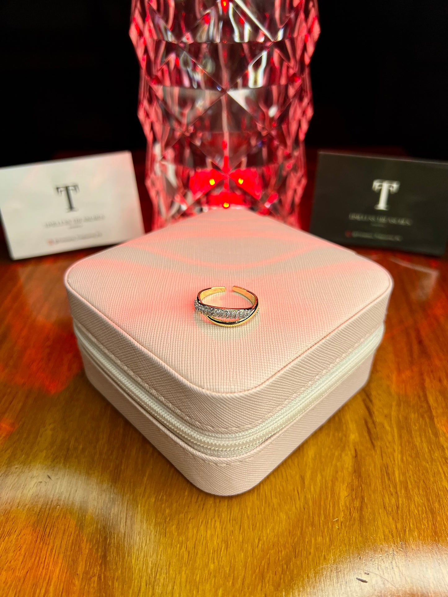 Premium Quality 18k Gold Plated Micro Zircon Egyptian Rings