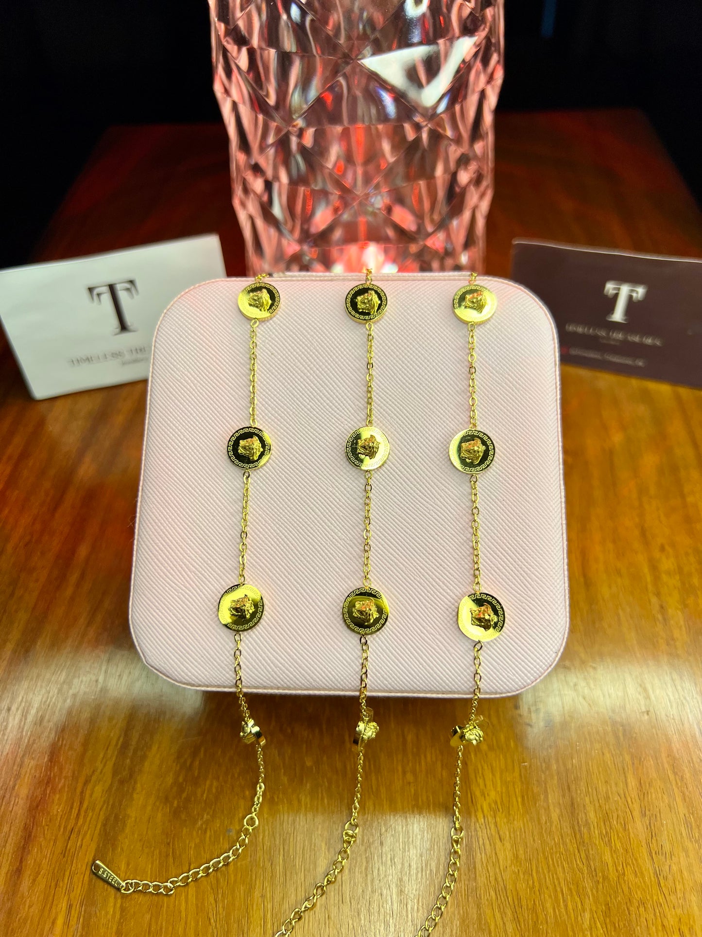 Premium Quality Stainless Steel 18k Versace Luxury Bracelet