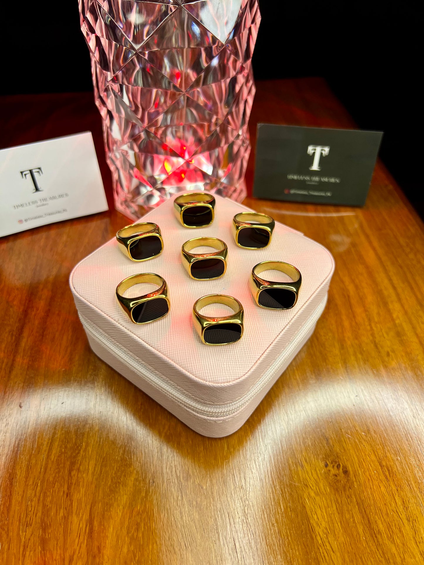 Premium Quality Stainless Steel 18k Black Nova Ring