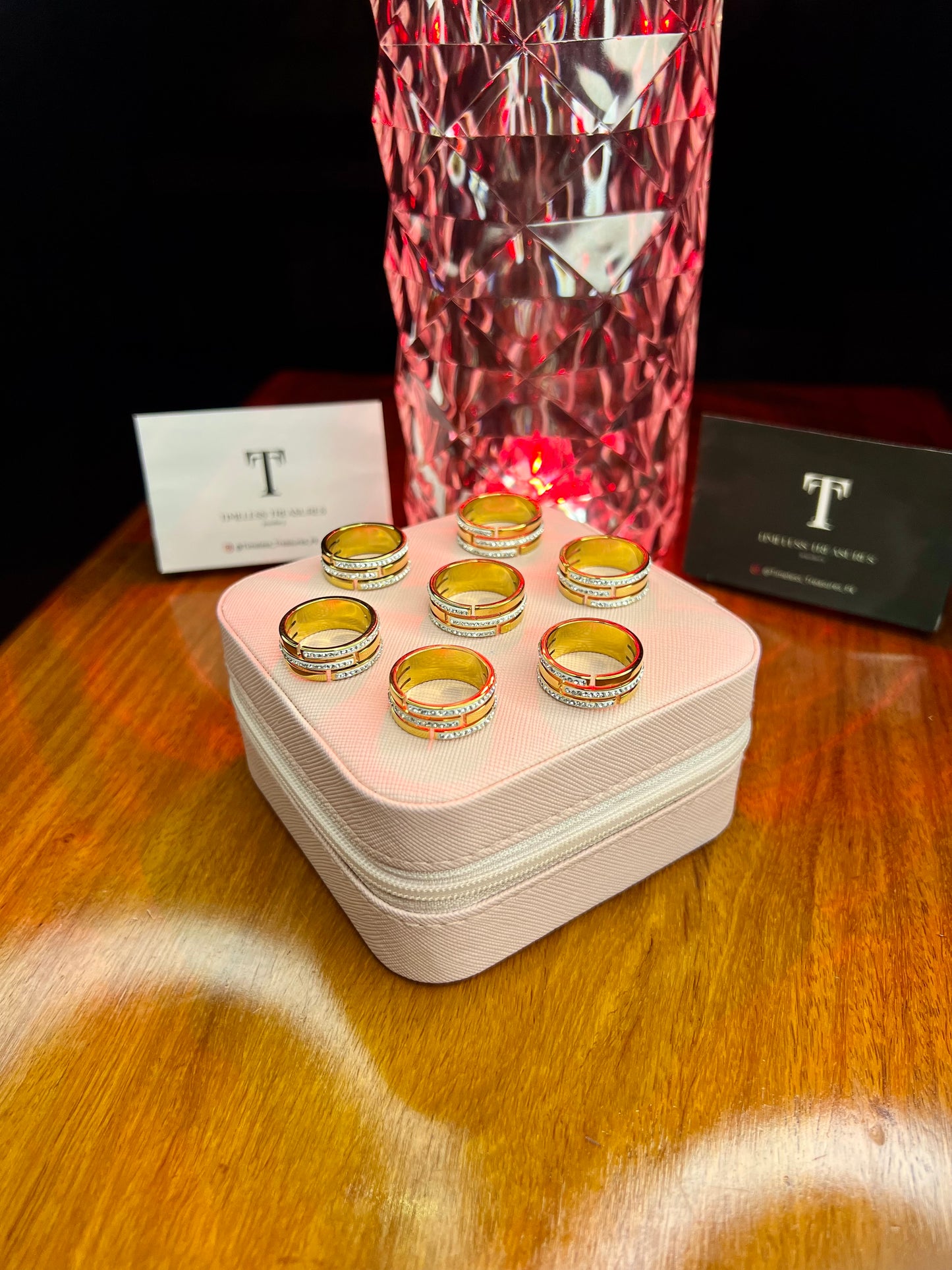 Premium Quality Stainless Steel 18k Lush Shine Ring