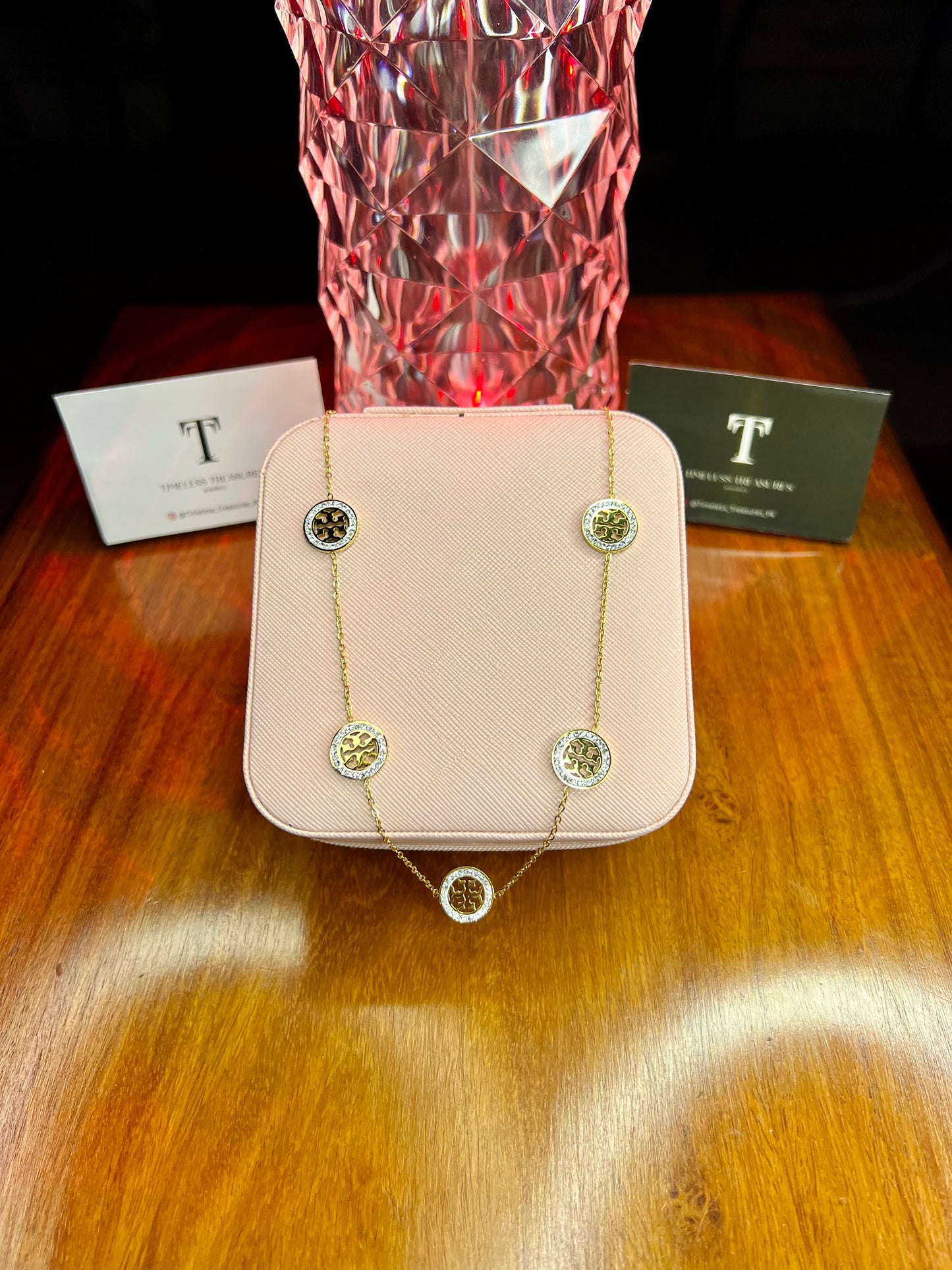 Premium Quality Stainless Steel 18k Tory 5 Motifs