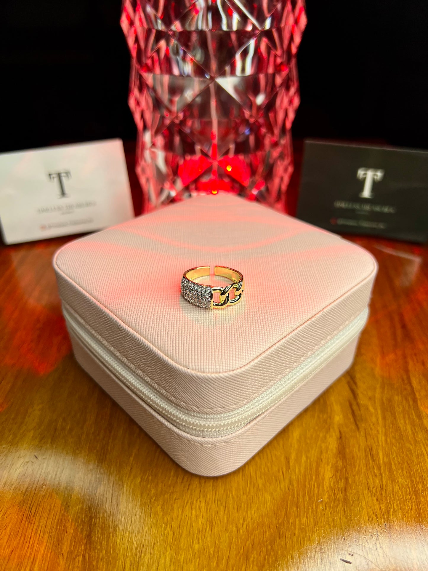 Premium Quality 18k Gold Plated Micro Zircon Egyptian Rings