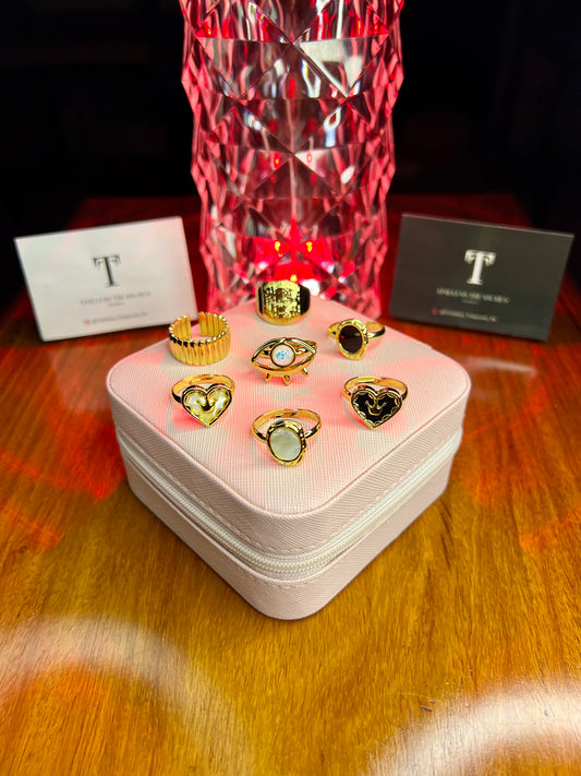 Premium Quality Stainless Steel 18k Gold Plated Rings