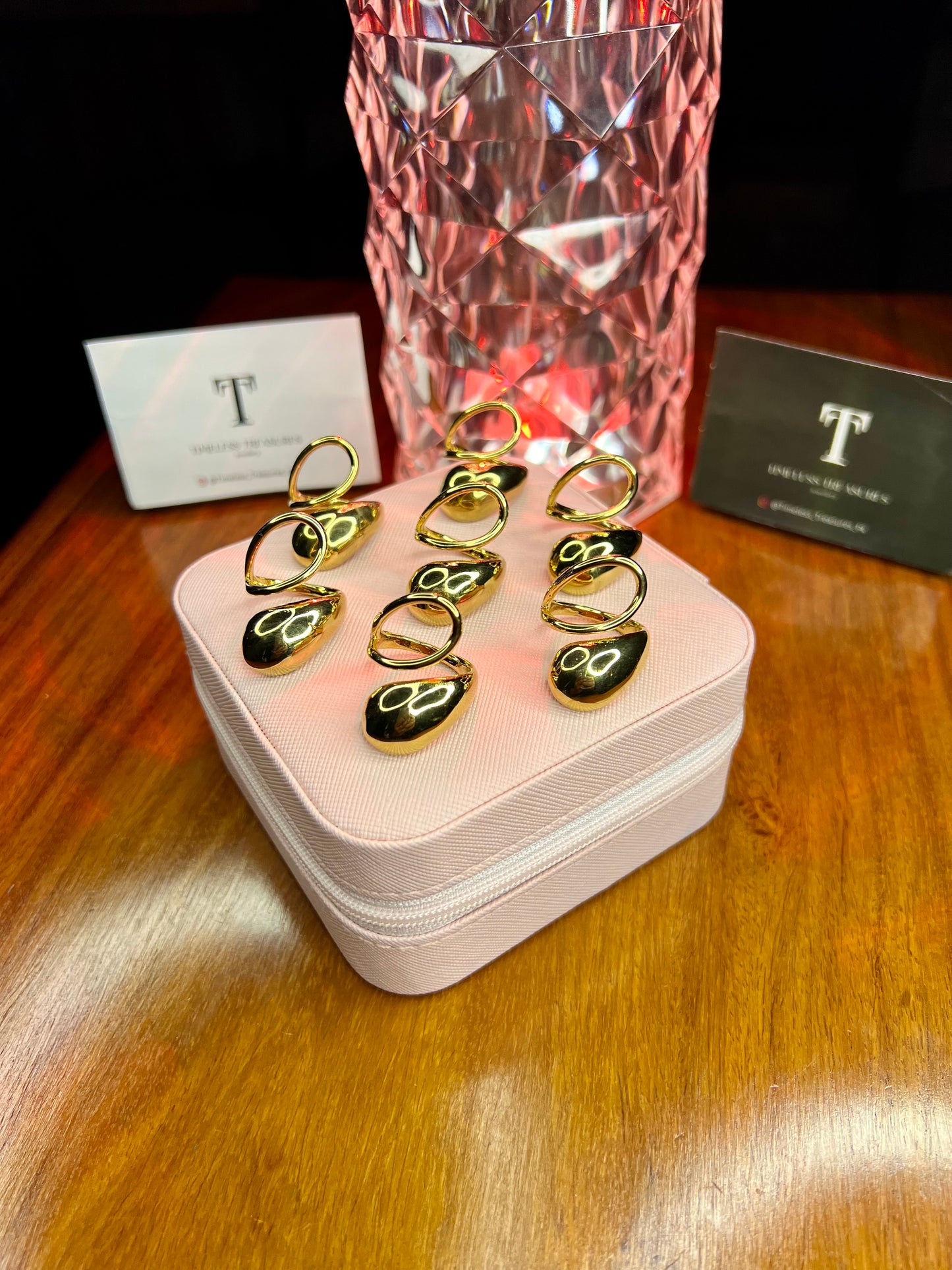 Premium Quality Stainless Steel 18k Signature Ring