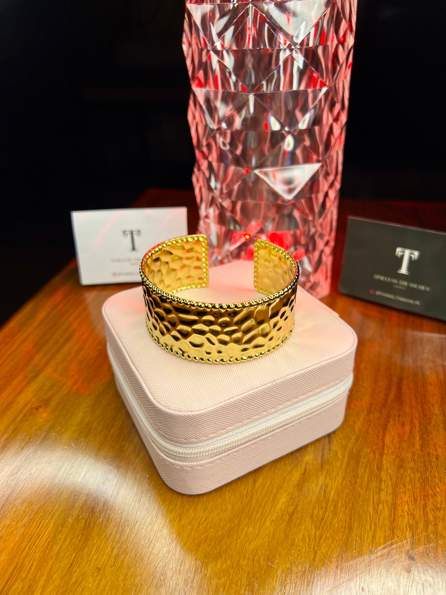 Premium Quality Stainless Steel 18k Vintage Regal Cuff