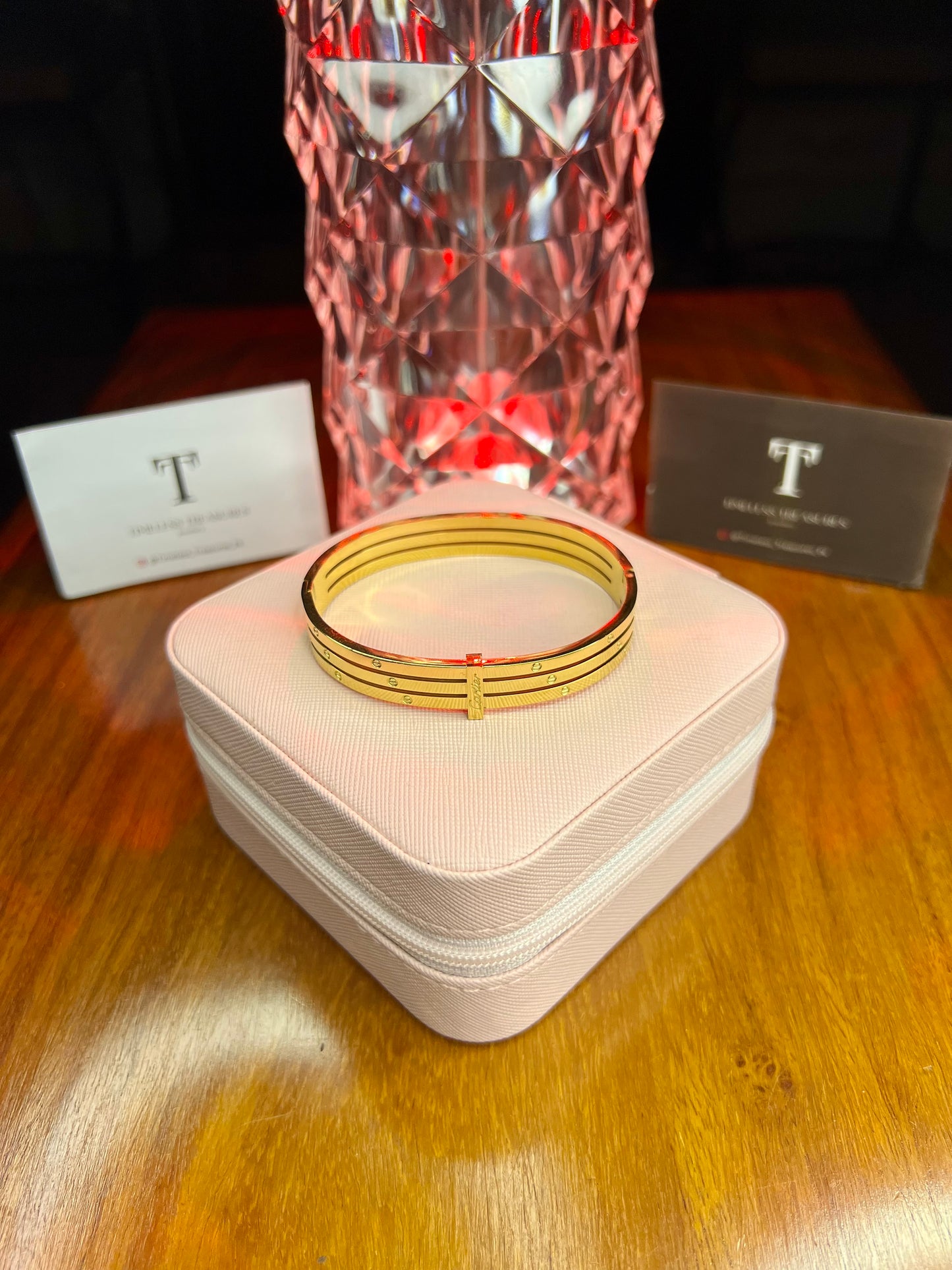 Premium Quality Stainless Steel 18k Cartier Multi Layer Luxury Handcuff